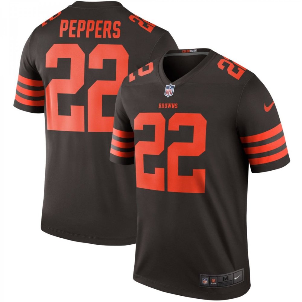 Men's Cleveland Browns 22 Jabrill Peppers Jersey